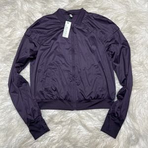 BENETTON WOMENS RUN JACKET PURPLE 2AV1532X4 SIZE 8 US